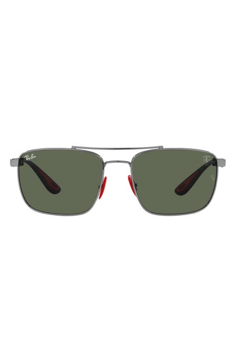 58mm Square Sunglasses
