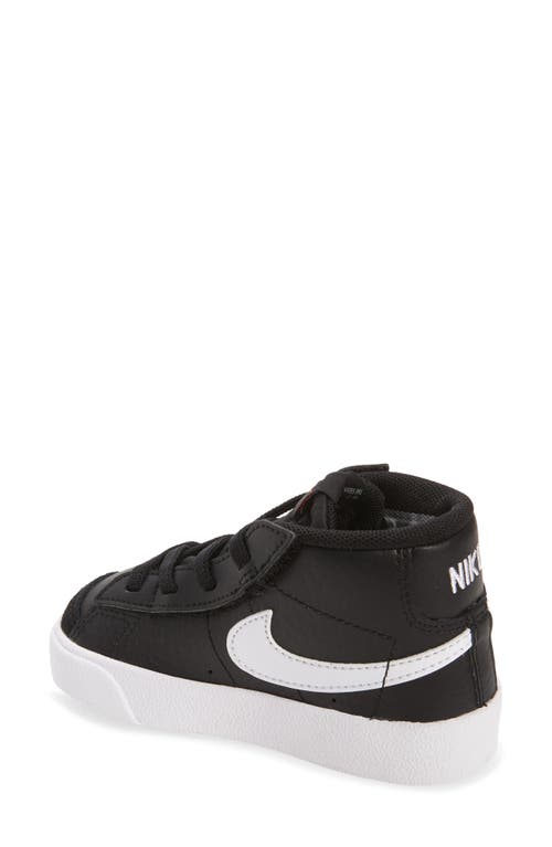 Shop Nike Kids' Blazer Mid '77 Sneaker In Black/white/white