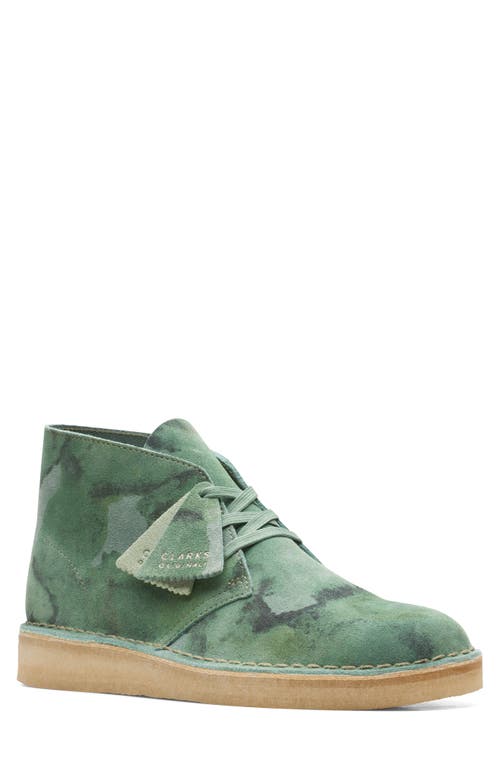 Clarks(r) Clarks® Desert Coal Chukka Boot in Green Camo