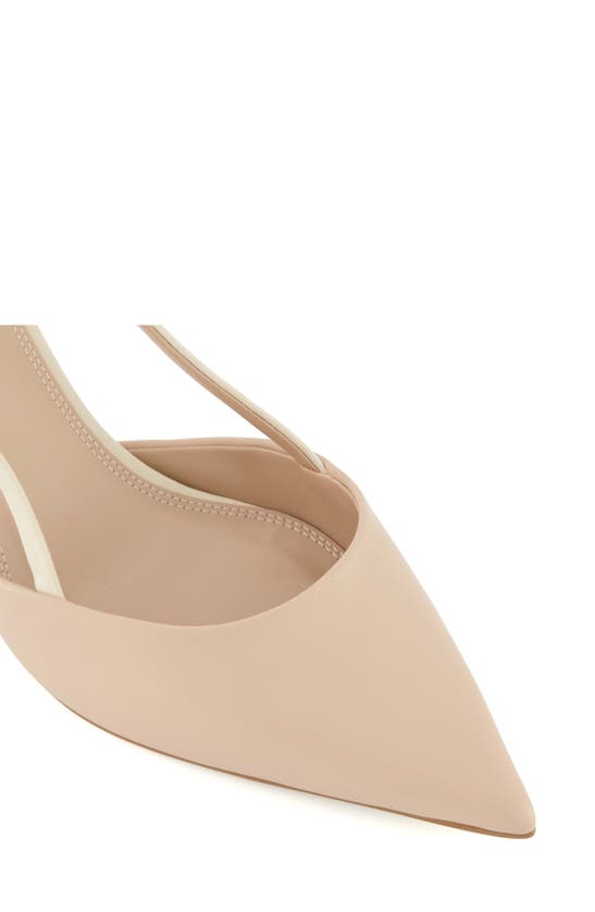Dune London Classify Pointed Toe Slingback Pump In Blush
