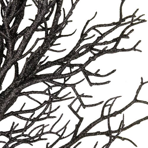 Northlight Twig Artificial Halloween Wreath In Black