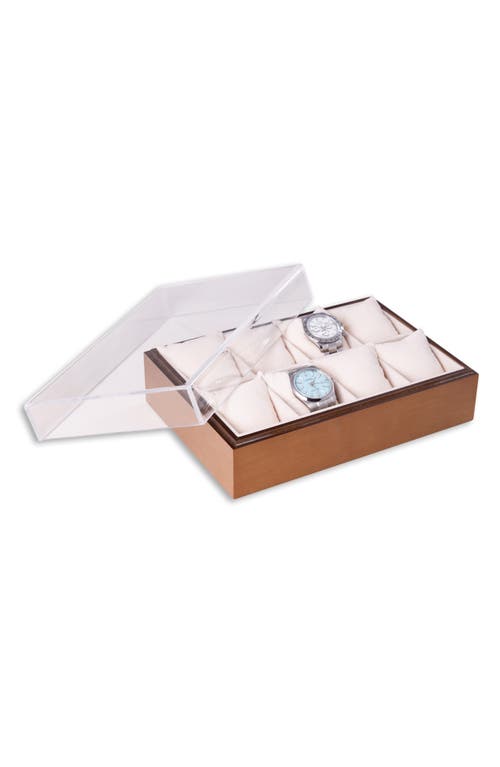 Bey-berk Watch Storage Case In Brown