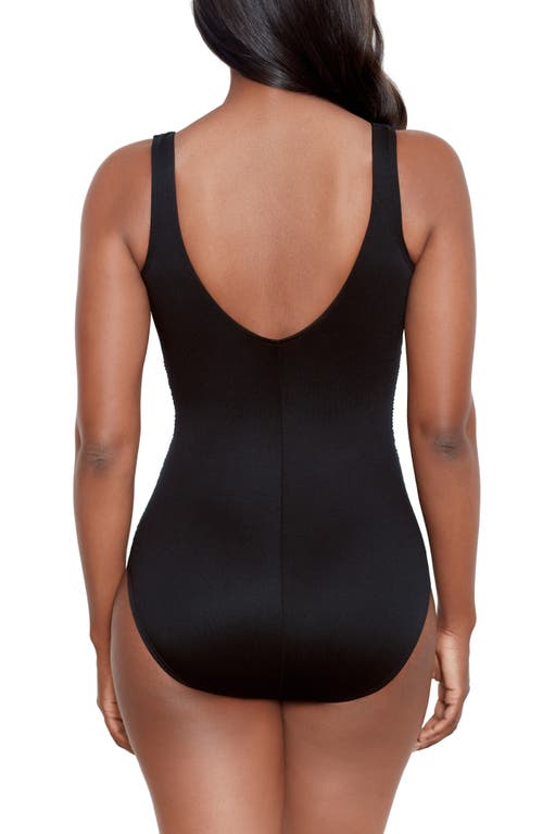 Shop Miraclesuit ® Rock Solid Cherie One-piece Swimsuit In Black