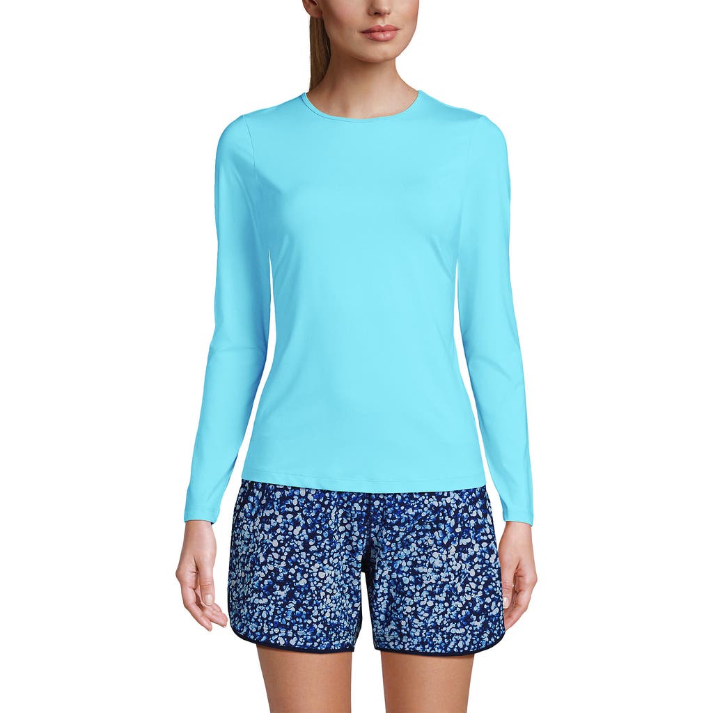LANDS' END LANDS' END LONG SLEEVE RELAXED UPF 50 RASH GUARD