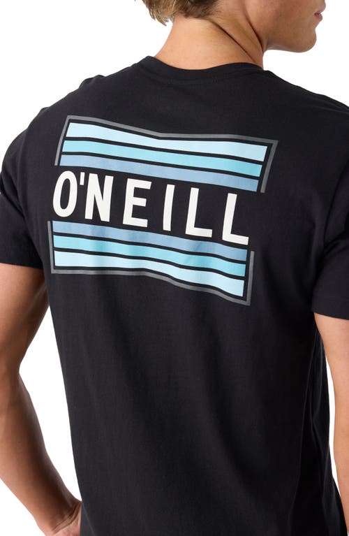 O'neill Working Stiff Graphic T-shirt In Black