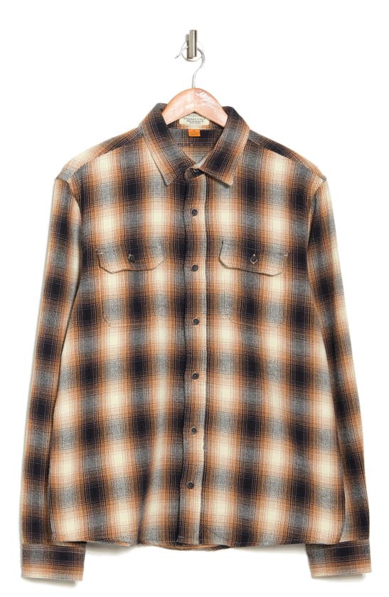 Tailor Vintage Heavy Weight Twill Flannel Shirt Jacket In Hawkins Plaid Modesens 