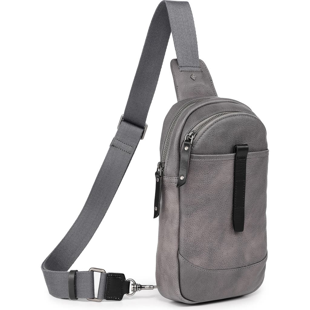 Old Trend Women's Genuine Leather Sun-wing Sling Bag In Slate
