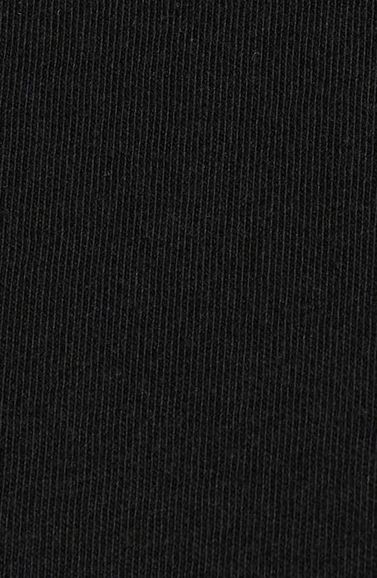 Shop Johnny Bigg Abstract Method Longline Curve Hem Cotton Graphic T-shirt In Black