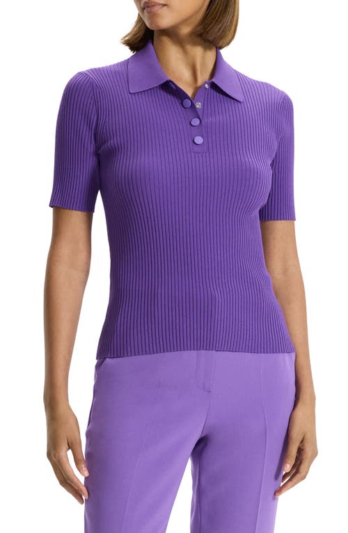Theory Rib Sweater Polo at Nordstrom,