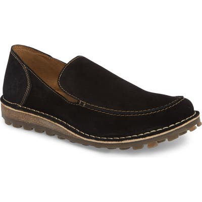 Fly London Meve Moc Toe Loafer, Black