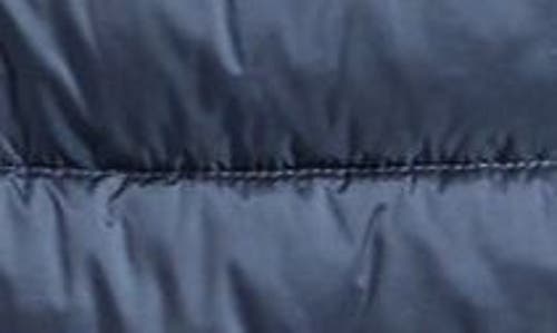 Save The Duck Saffron Water Repellent Hooded Quilted Puffer Coat In Night Blue