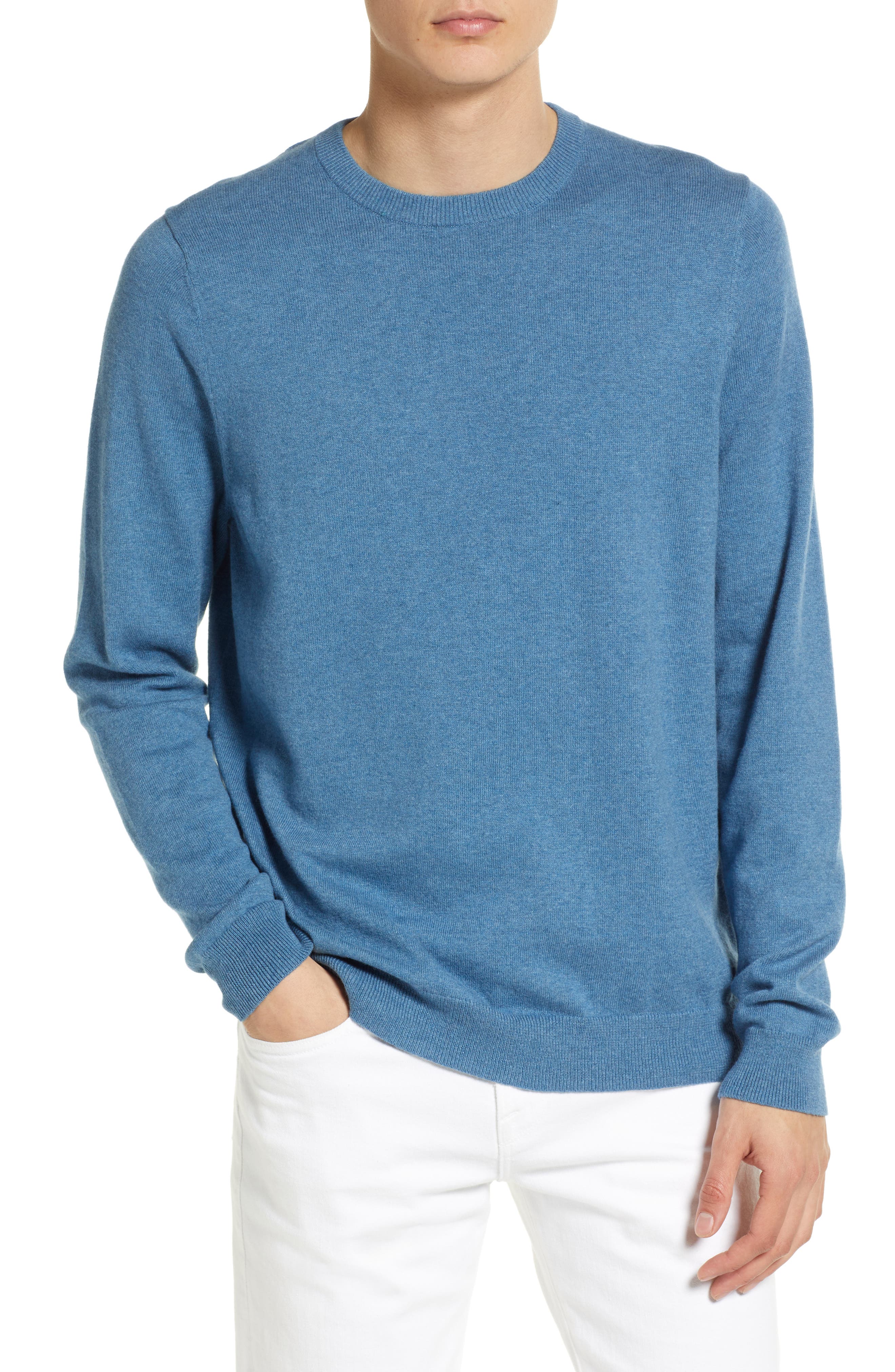 The Mercer Fashion Sweaters Wool Sweaters | Wool Sweater light grey casual look N.Y 