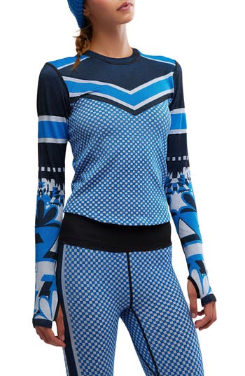 Fp Movement By Free People Myoko Jacquard Layer T-shirt