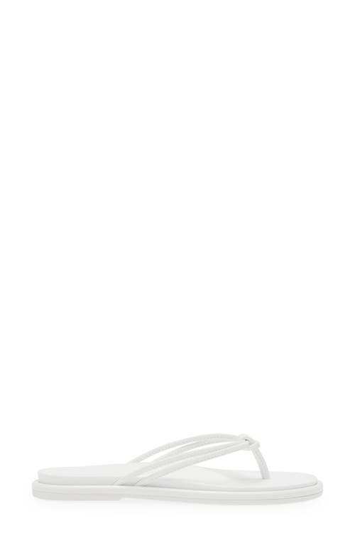 Shop Olukai Aka Flip Flop In White/white