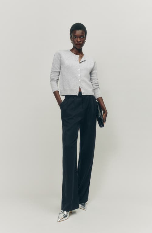 REFORMATION REFORMATION CLARA CASHMERE & WOOL CREW CARDIGAN