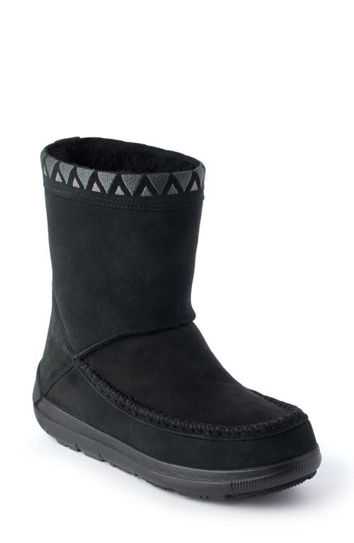 Reflections Water Resistant Genuine Shearling Lined Boot in Black