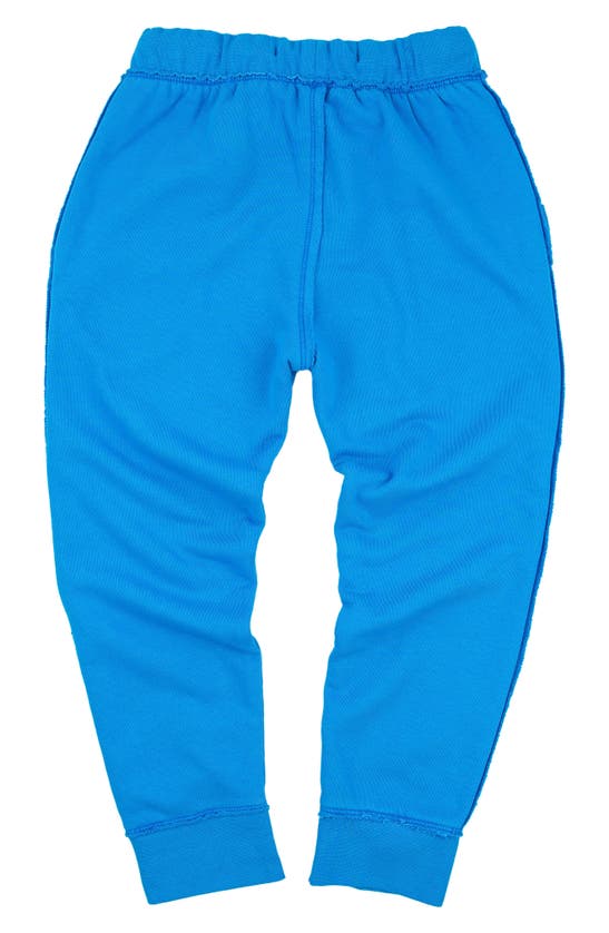 Shop Miki Miette Kids' Ziggy French Terry Joggers In French Blue