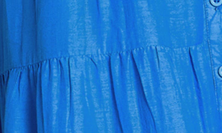 City Chic Milly Button-up Minidress In Ocean
