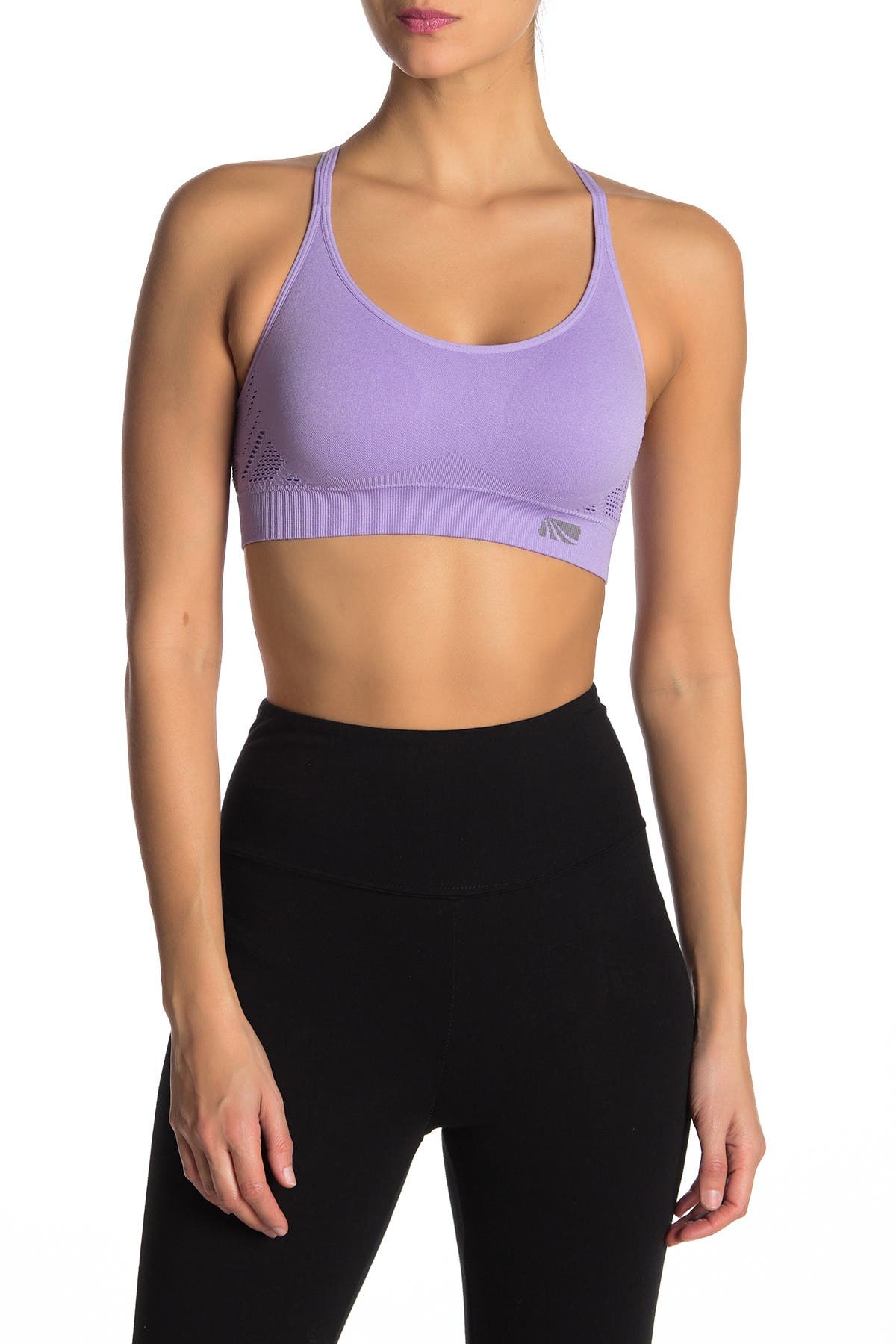 mesh back sports bra