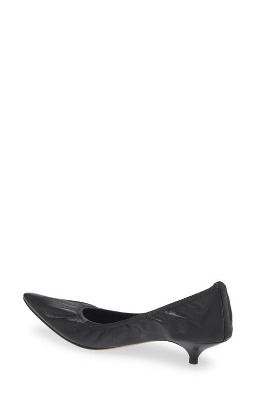 The Row Brown Liisa Kitten Heels In Black