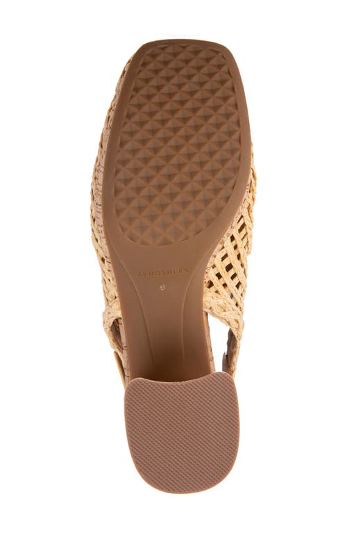 AEROSOLES AEROSOLES SANTIAGO RAFFIA PLATFORM SLINGBACK CLOG
