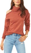 Rose Carmine Ombré Stripe Mohair & Wool Blend Sweater Jacket 