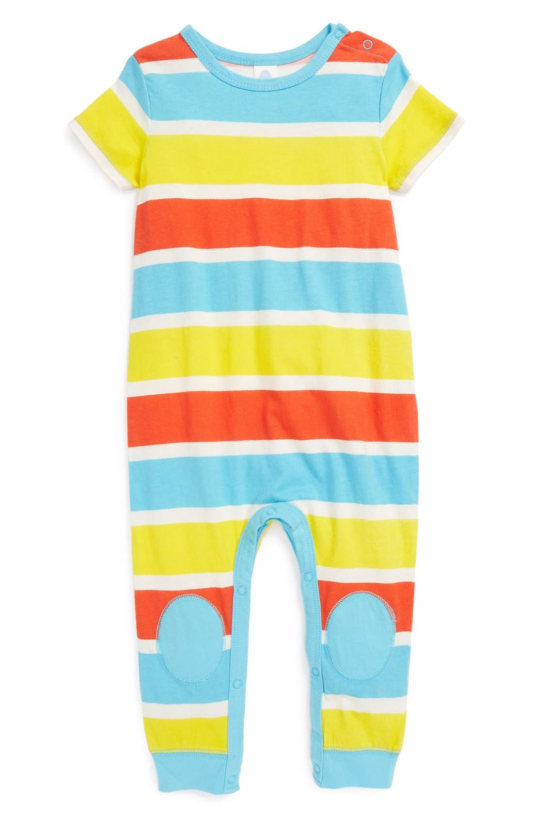 Stem Baby Stripe Organic Cotton Romper (Baby Boys) Nordstrom