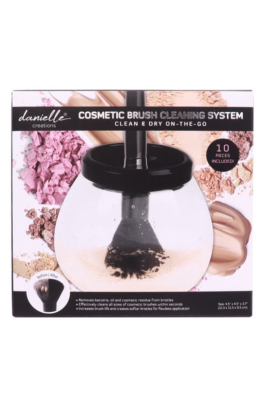 DANIELLE 9-PIECE COSMETIC BRUSH CLEANING SYSTEM