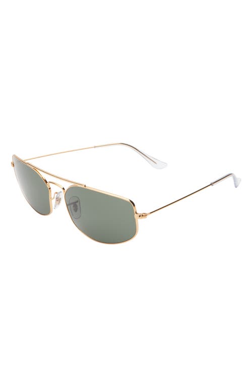 Ray Ban Ray-ban 60mm Irregular Sunglasses In Yellow