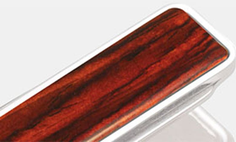 Shop M Clip M-clip® Wood Inlay Money Clip In Cocobolo Wood