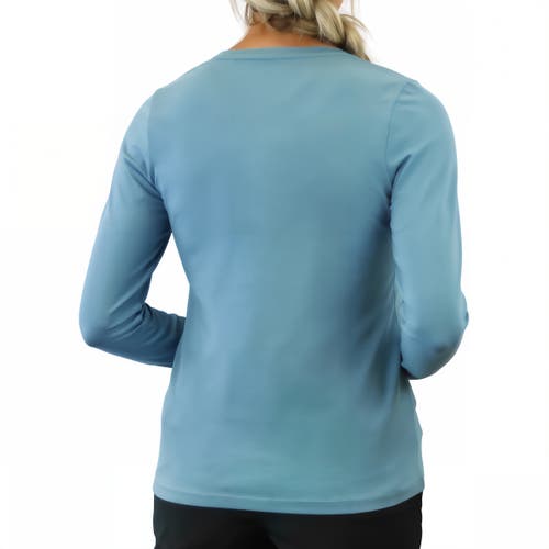 Uv Skinz Long Sleeve Everyday Tee In Lagoon