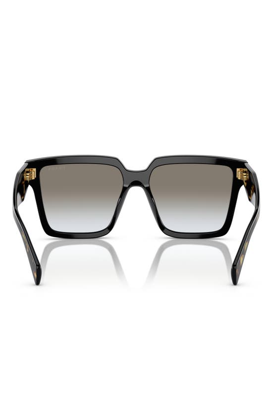 Shop Prada 57mm Square Sunglasses In Black