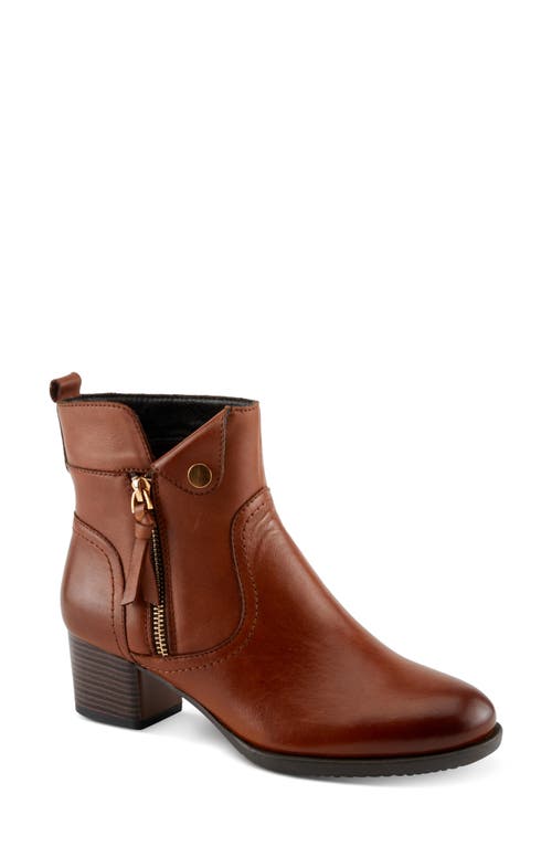 Shop Spring Step Nazca Bootie In Cognac