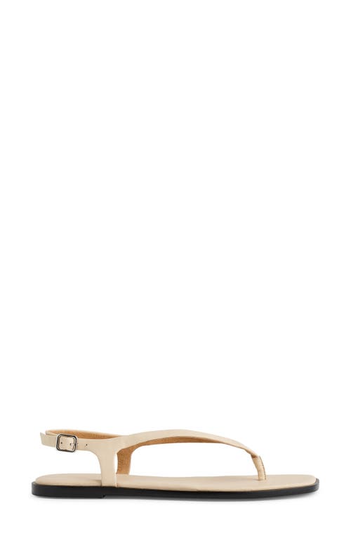 Shop Madewell Palma Slingback Sandal In Ecru