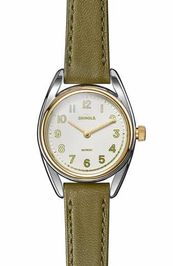 Shinola Derby Leather Strap Watch 30.5mm Nordstrom