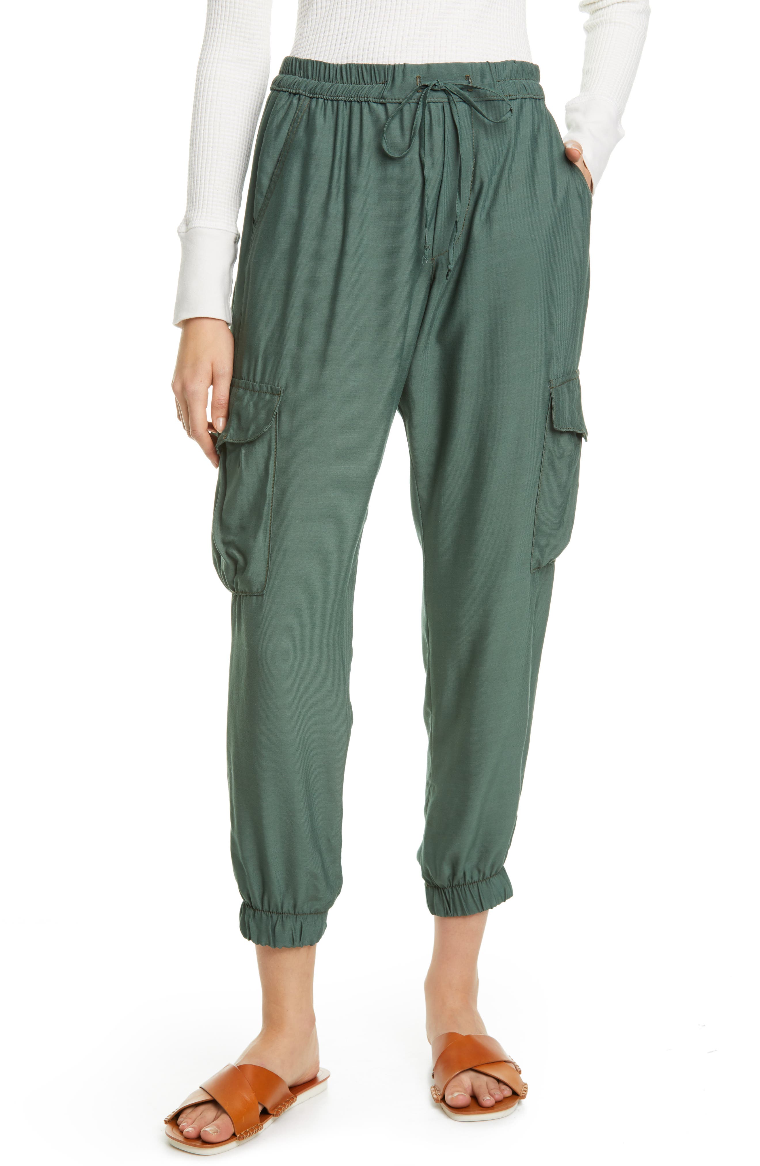 Nsf Clothing Ivet Cargo Joggers In Moss | ModeSens