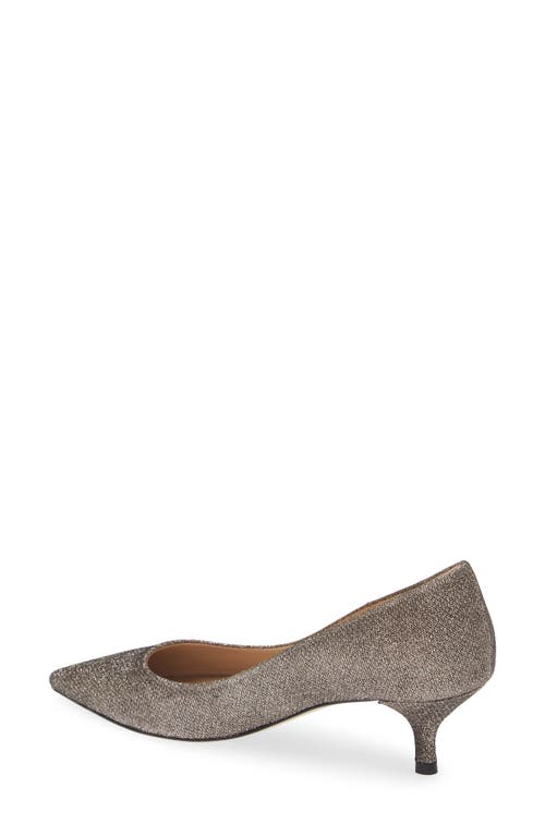 Stuart Weitzman Stuart 35mm Glitter Pumps In New Pyrite New Noir