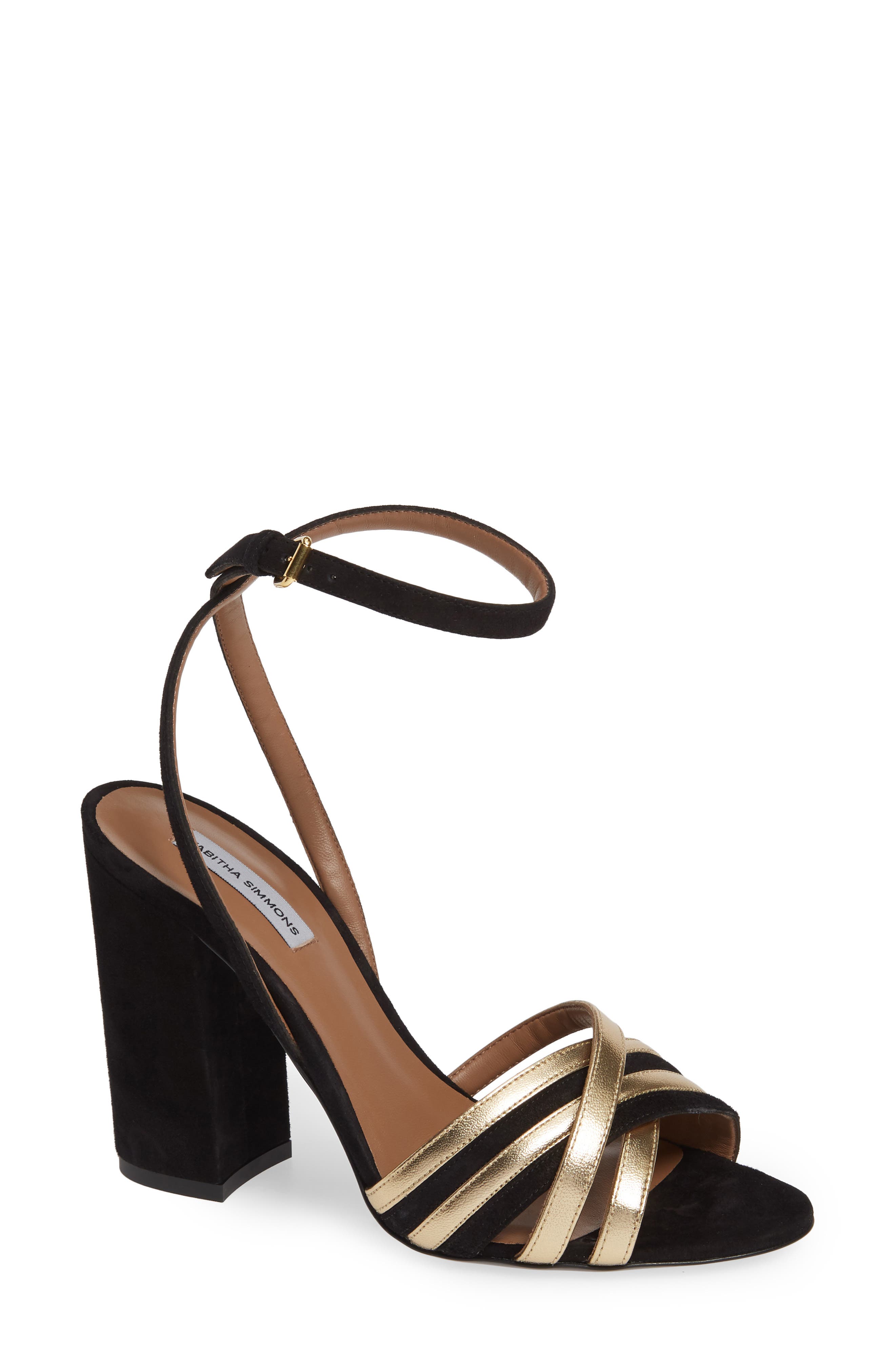 Tabitha Simmons Toni Block Heel Sandal, Black