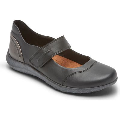 Cobb Hill Amalie Mary Jane Flat- Black