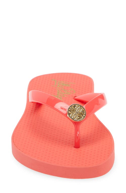 Shop Lilly Pulitzer ® Pool Flip Flop In Mizner Red