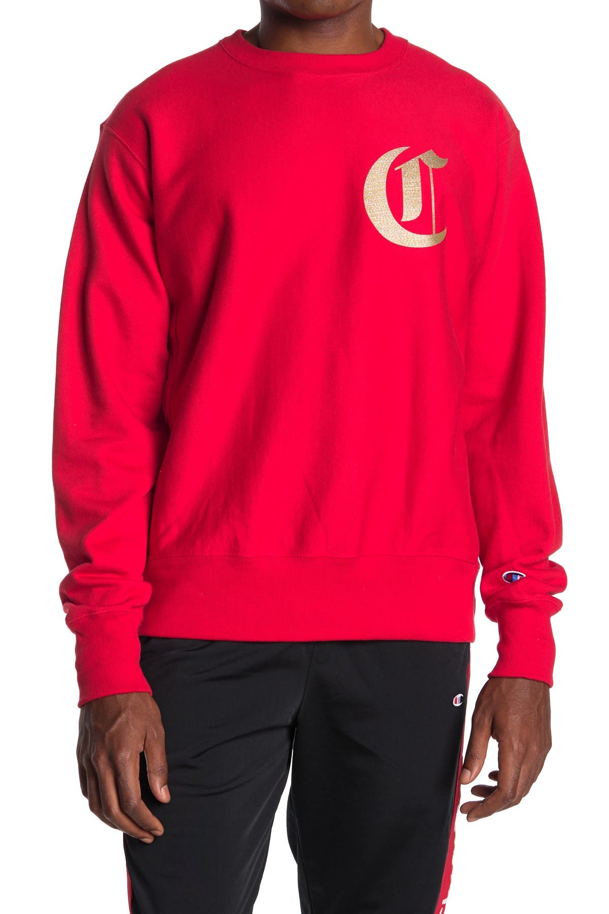 champion old english sweatpants