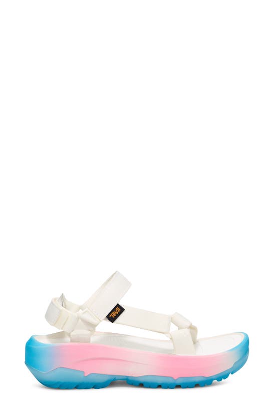 Shop Teva Hurricane Xlt2 Ampsole Brite Wedge Sandal In White/ Pastel