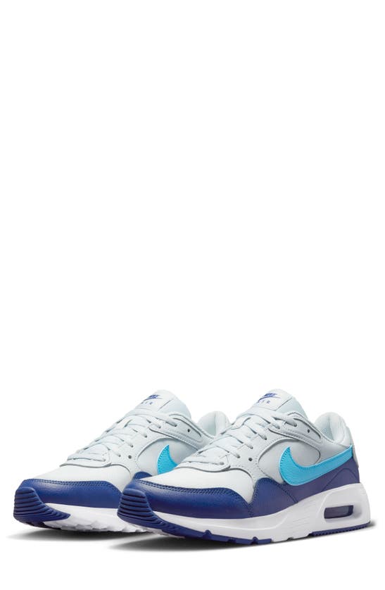 Nike Air Max Sc Sneaker In Pure Platinum/ Blue/ White