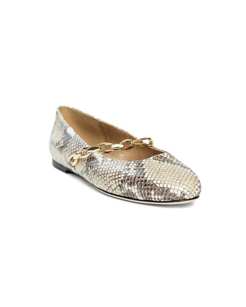 Allegra James Luna Chain Flat In Snake