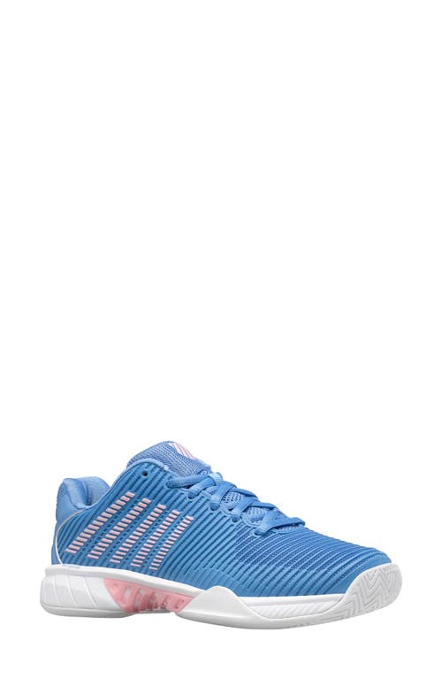 Hypercourt Express 2 Tennis Shoe in Silver Blue/White/Pink