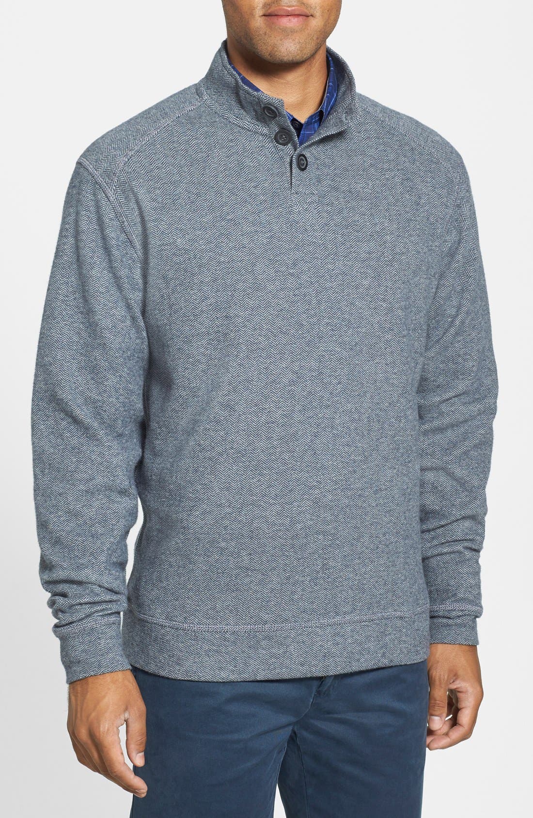 Cutter & Buck 'Jacob' Mock Neck Pullover (Big & Tall) Nordstrom