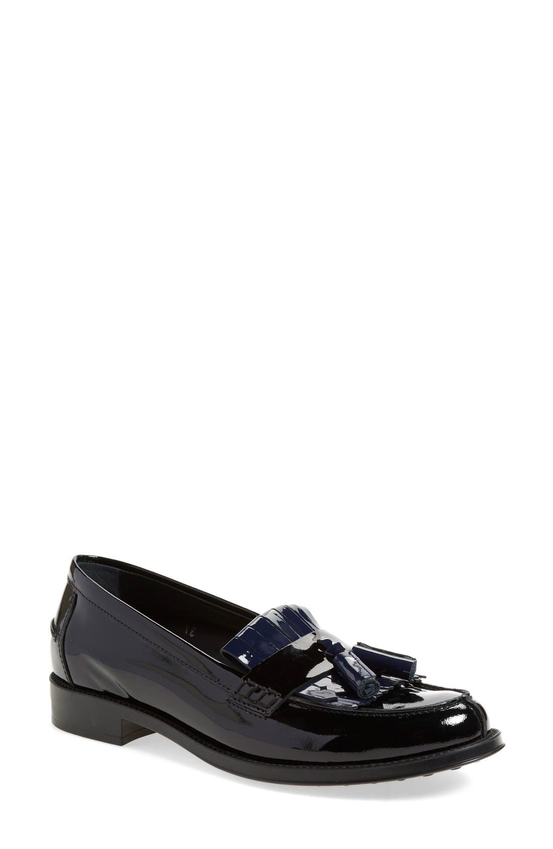 tod's tassel loafers womens