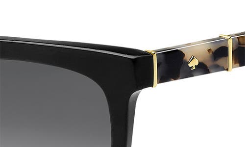Shop Kate Spade New York Kahli 53mm Gradient Cat Eye Sunglasses In Black/dark Grey