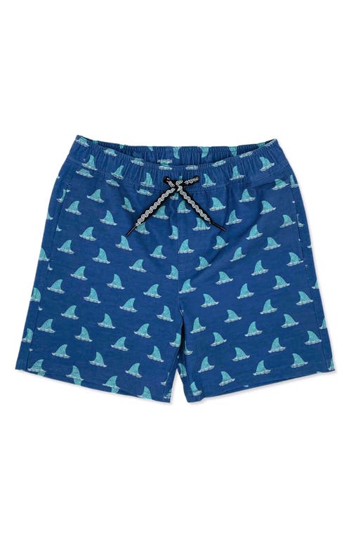 Feather 4 Arrow Kids' Fin Swim Trunks Navy at Nordstrom,