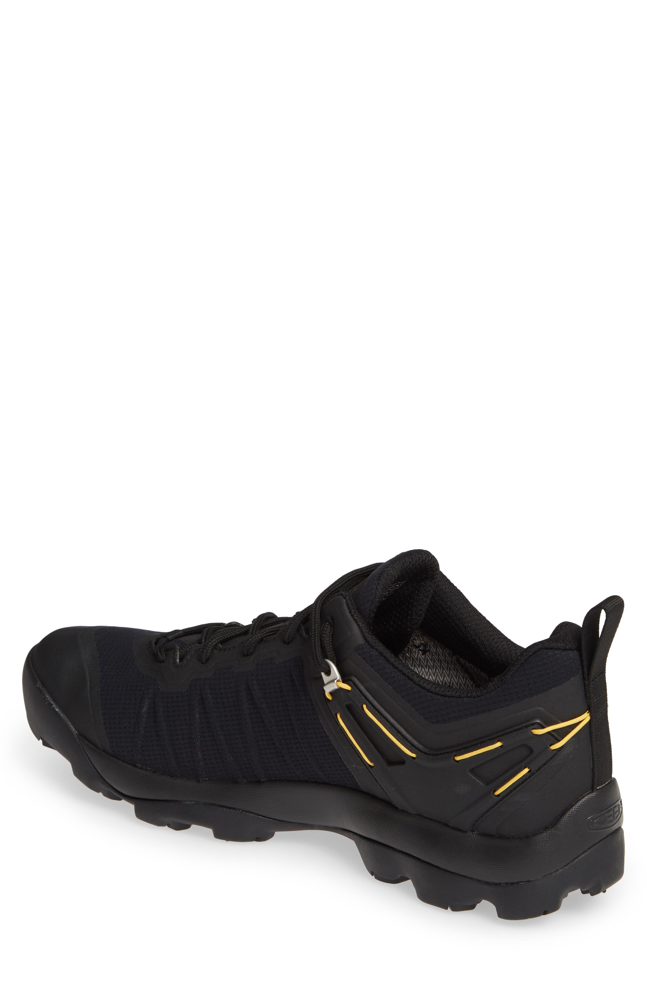 Black/Keen Yellow Keen Venture Mens Waterproof Hiking Shoes 